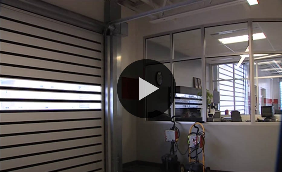 Spiral low headroom garage door video